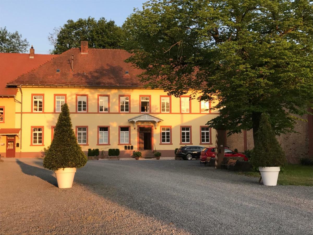 Elegantes Gaesteapartment Verano In Schloss Und Hofgut Langenzell Wiesenbach Экстерьер фото